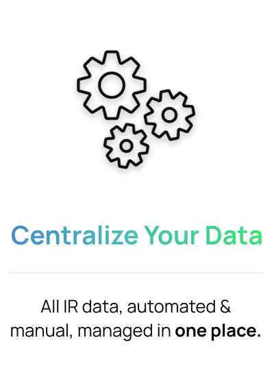 Customize your data Customize your data